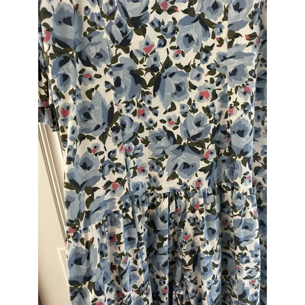 Vintage Deborah Laus Floral Jumpsuit‎ Cottagecore Puff Sleeve Prairie Romper USA - Picture 5 of 9